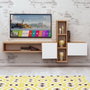 Hanah Home Mueble de TV Kumkuat Roble y Blanco